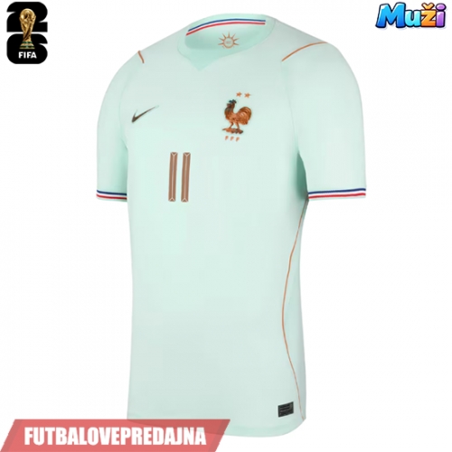 Lacne Muži Futbalové dres Francúzsko Michael Olise #11 MS 2026 Krátky Rukáv - Preč